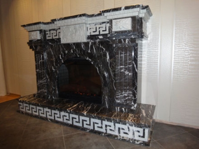 Камины и каминные порталы из натурального камня