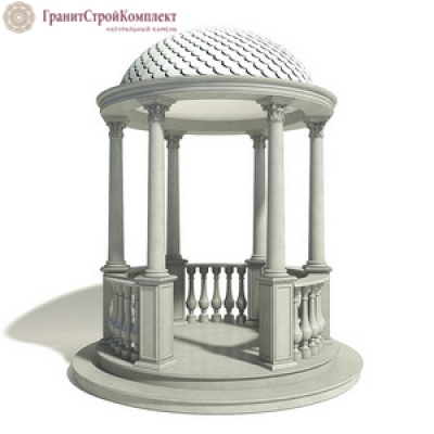 Ротонда из натурального камня 4,мрамор Коелга